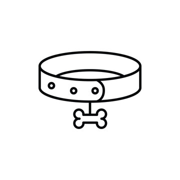 recommend clip art: collar icon. outline icon