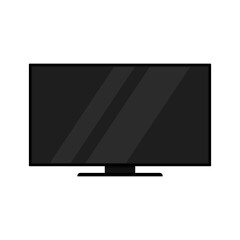 TV icon. Monitor. Color silhouette. Front view. Vector simple flat graphic illustration. Isolated object on a white background. Isolate.