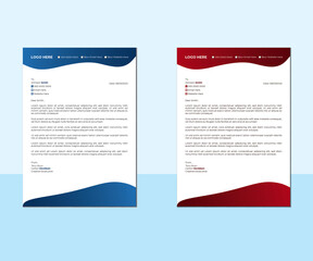 corporate latter head design, Latter Head Design, Business Latter Head, new modern creative Letter Head Design.