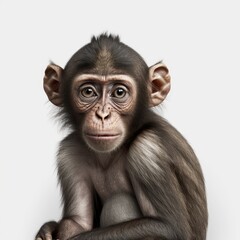 monkey portrait 4k