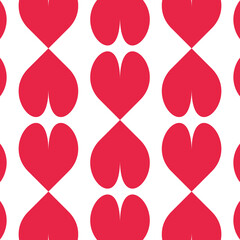red hearts background