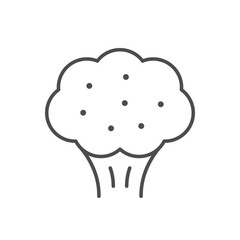 Smell or steam line icon