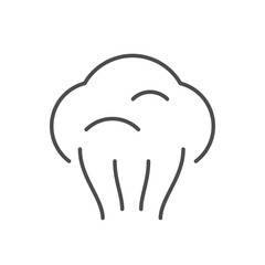 Smell or steam line icon