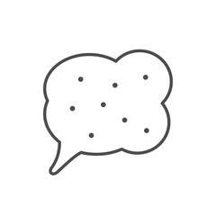 Smell or steam line icon