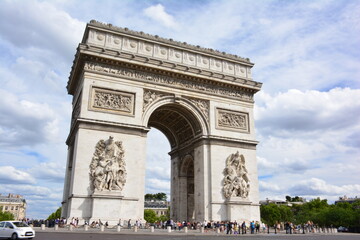 Fototapeta na wymiar arc de triomphe, Paris, France