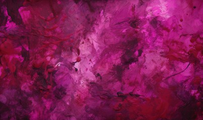  a painting of pink and purple colors with a black border.  generative ai