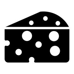 cheese glyph icon