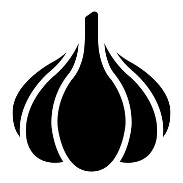 garlic glyph icon