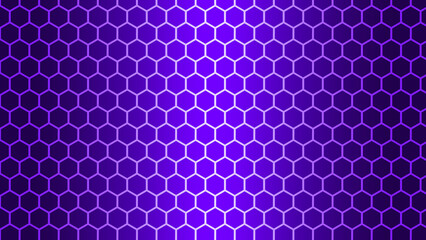 Easter Pattern Purple Neon Colors Easter Holiday. Hexagon Pattern