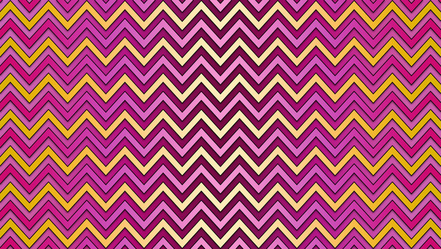 Easter Pattern Pink And Yellow Neon Colors Easter Holiday. Zigzag Pattern © Aiva