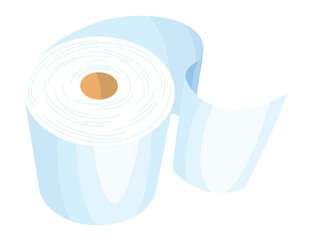 Paper towel icon set. Hygiene, toiletries, sanitary concept for banner design, landing page. Hygienic disposable, toilet paper