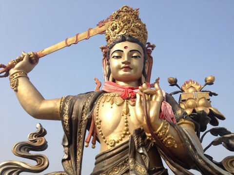 Statue von Shiva in Dalian, China