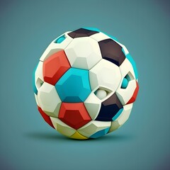 soccer ball, soccer ball on green
