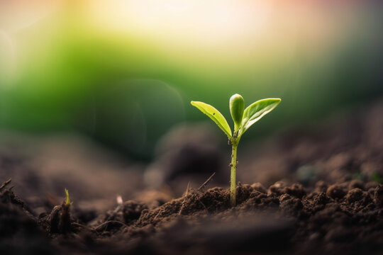 plant in the ground growth life earth nature
