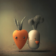 Sweet Carrots - obrazy, fototapety, plakaty