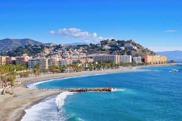Almunecar, Spain, Costa del sol - Beautiful city and coast view