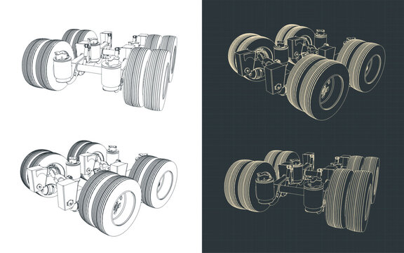 Lift axle for trailer drawings