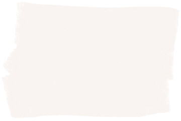 White square blot. Hand drawn chalk stain. Hand painted png background isolated on transparent background.