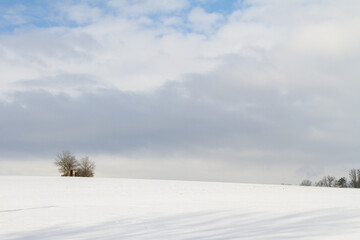 Fototapeta na wymiar Winter countryside.