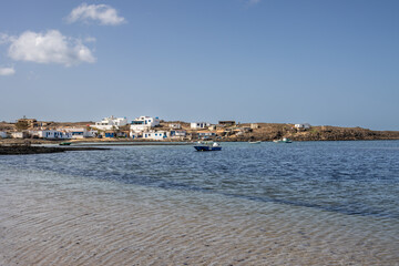 Fototapeta na wymiar Beach Playa el Majanicho, Fuerteventura