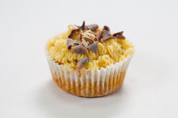 muffin with chocolate