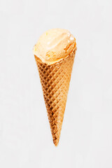 ice cream cone isolated on white background