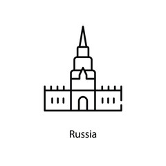 Russia icon. Suitable for Web Page, Mobile App, UI, UX and GUI design.