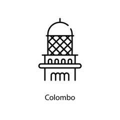 Colombo icon. Suitable for Web Page, Mobile App, UI, UX and GUI design.