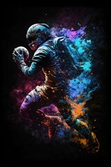 the person in the night astronaut