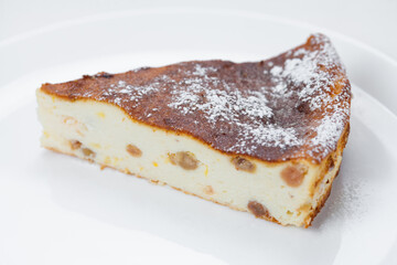 piece of cake on a plate