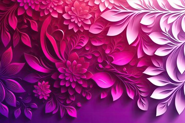 Pink flower background