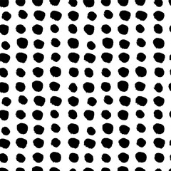 Ink abstarct shapes vector seamless pattern. Minimalistic natural handdrawn brushstrokes. Folk scandinavian style. Background template for social media posts, banners, printing on paper and fabric.
