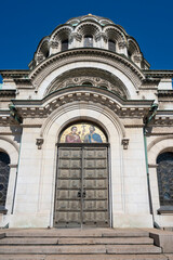 Cathedral Saint Alexander Nevski in Sofia, Bulgaria