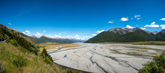 Waimakariri River, Arthur Pass, New Zealand