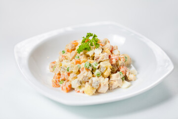 vegetable salad, olivie