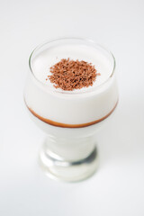 coffee in a glass bowl