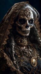 Obraz premium statue of a person in the garden