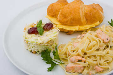 chicken and sandwich