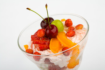 yogurt with fruits