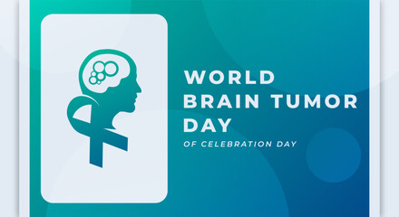 World Brain Tumor Day Celebration Vector Design Illustration for Background, Poster, Banner, Advertising, Greeting Card