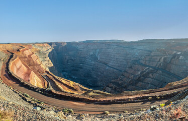 View of the superpit at Kalgoorlie in Western Australia