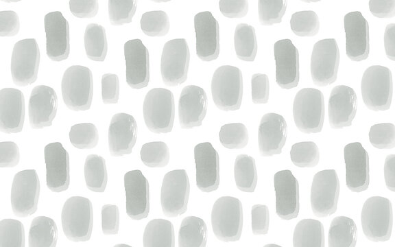 Monochrome ink pattern. Watercolour drawings