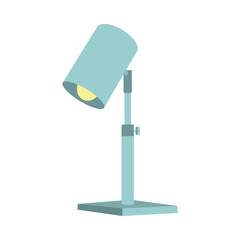 Isolated colored lamp office supply icon Vector