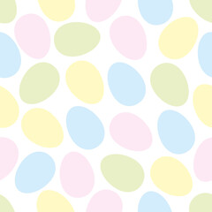 Seamless pattern with easter eggs