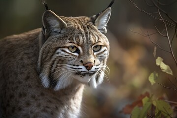 Obraz premium Bobcat Generative AI