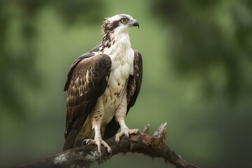 Osprey, animals, close up, Generative AI