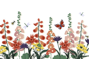 Pollinator garden background - 584055584