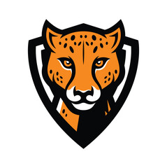 Fototapeta na wymiar Cheetah esport mascot logo design