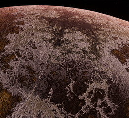 Planet, space, 3d illustration, 3d rendering