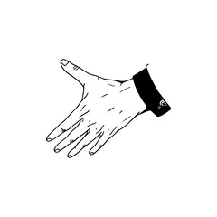 shake hands concept vector illustration